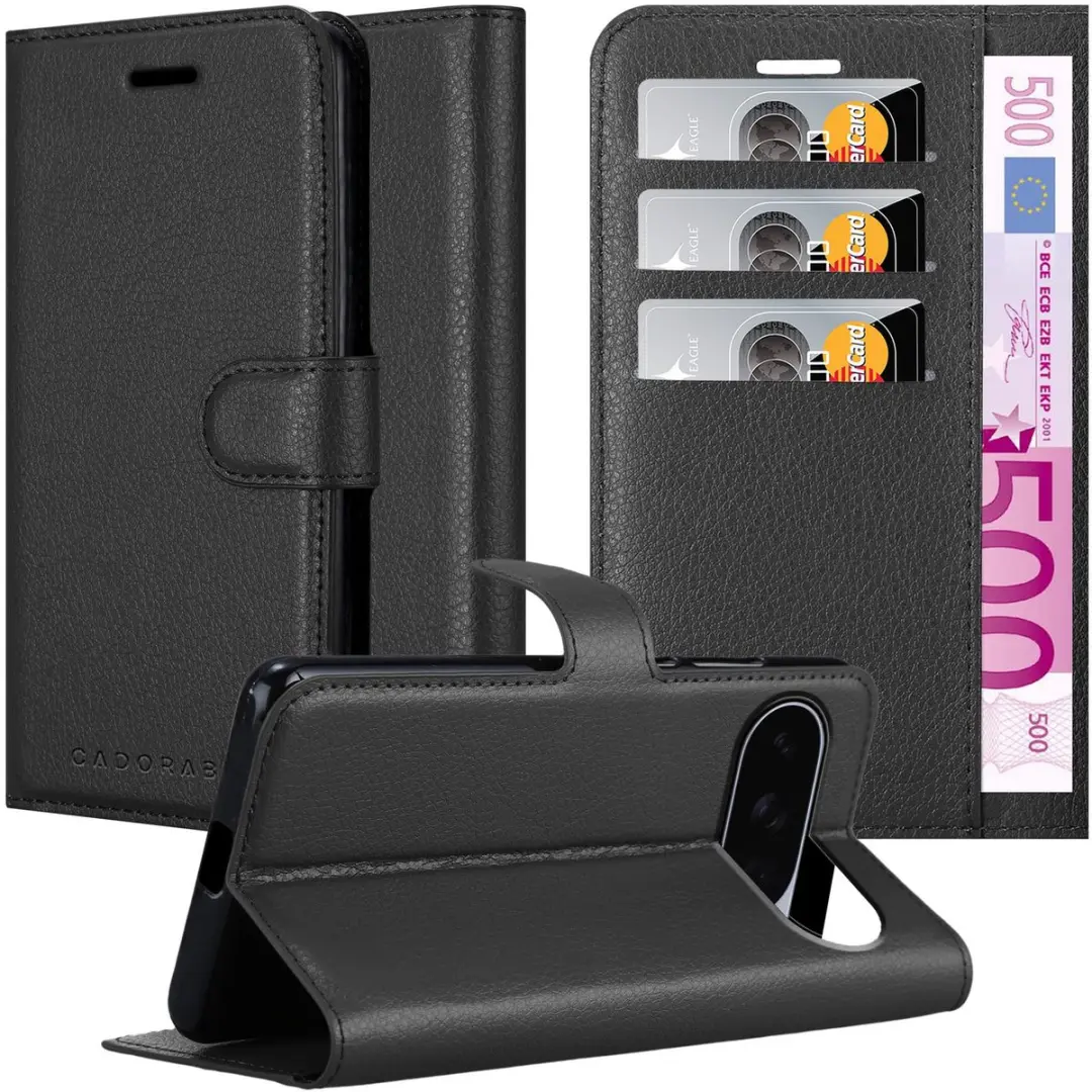 Cadorabo Hoesje geschikt voor Google pixel 10 pro XL Case in Fantoomzwart Besche