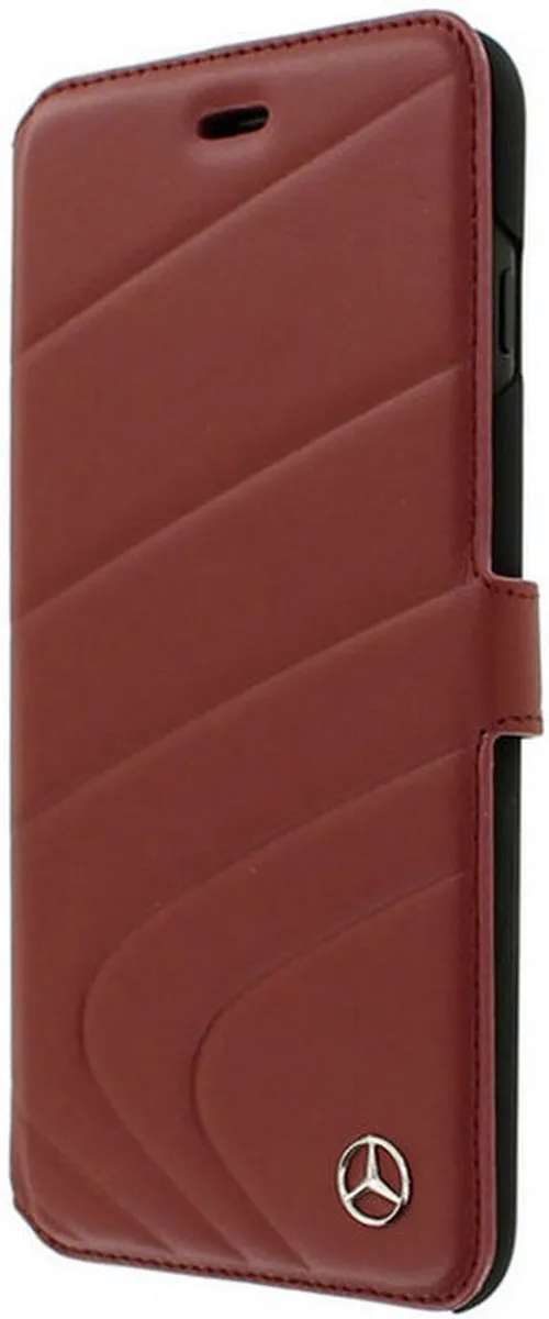 Mercedes-Benz Organic Leather Book Case iPhone 7/8 Plus