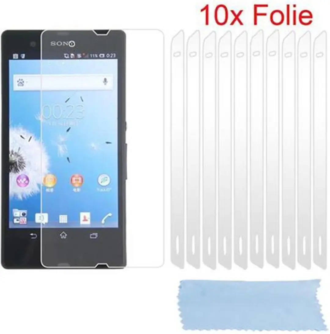 Cadorabo Schermbeschermers geschikt voor Sony Xperia Z