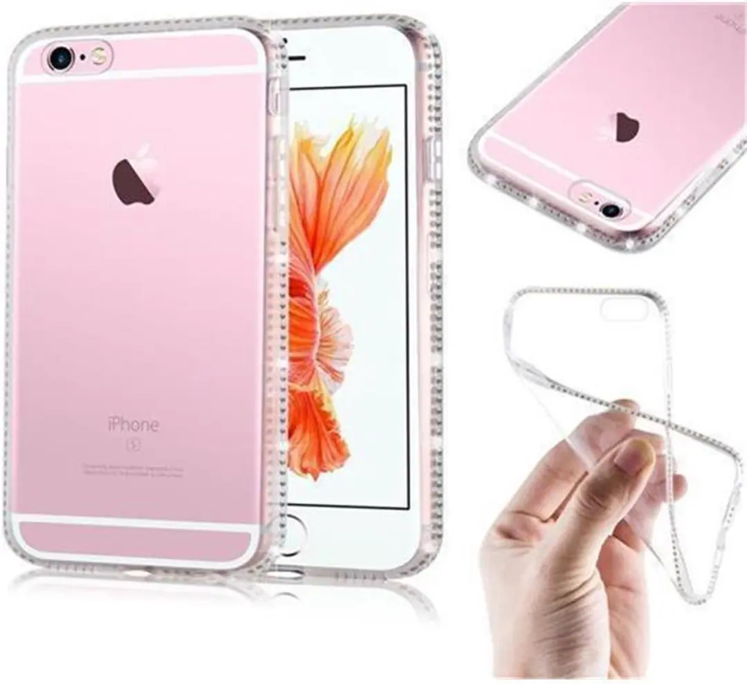 Cadorabo Hoesje geschikt voor Apple iPhone 6 / 6S in TRANSPARANT WIT