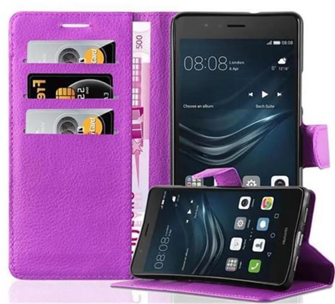 Cadorabo Hoesje geschikt voor Huawei P9 LITE 2016 / G9 LITE in MANGAAN PAARS