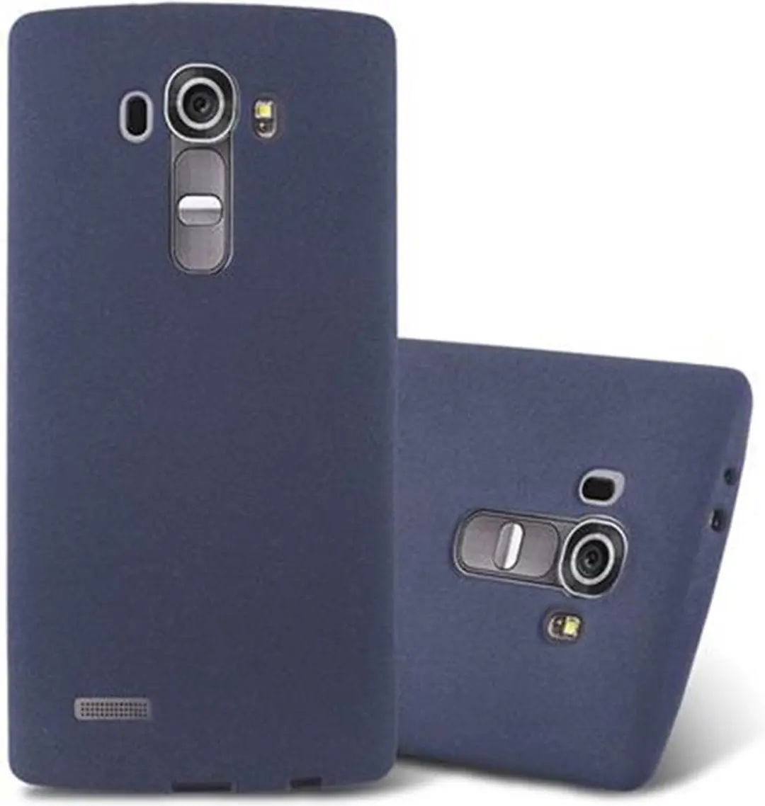 Cadorabo Hoesje geschikt voor LG G4 / G4 PLUS in FROST DONKER BLAUW