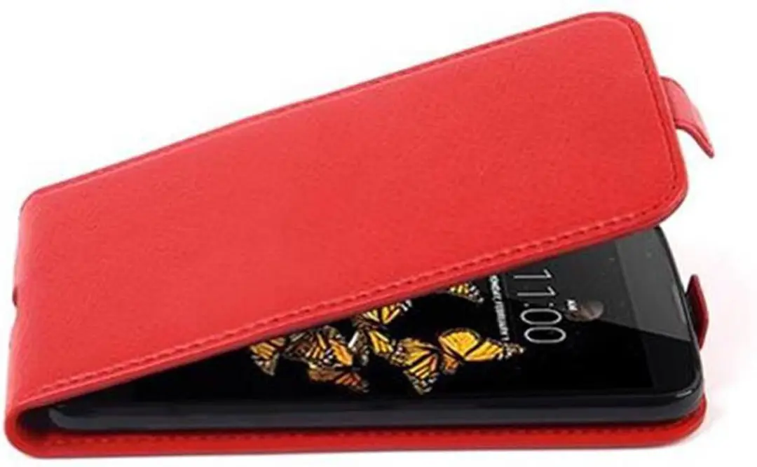 Cadorabo Hoesje geschikt voor LG K8 2016 in INFERNO ROOD