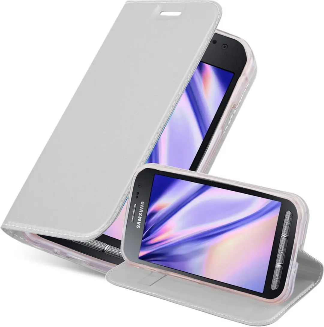 Cadorabo Hoesje geschikt voor Samsung Galaxy XCover 3 in CLASSY ZILVER