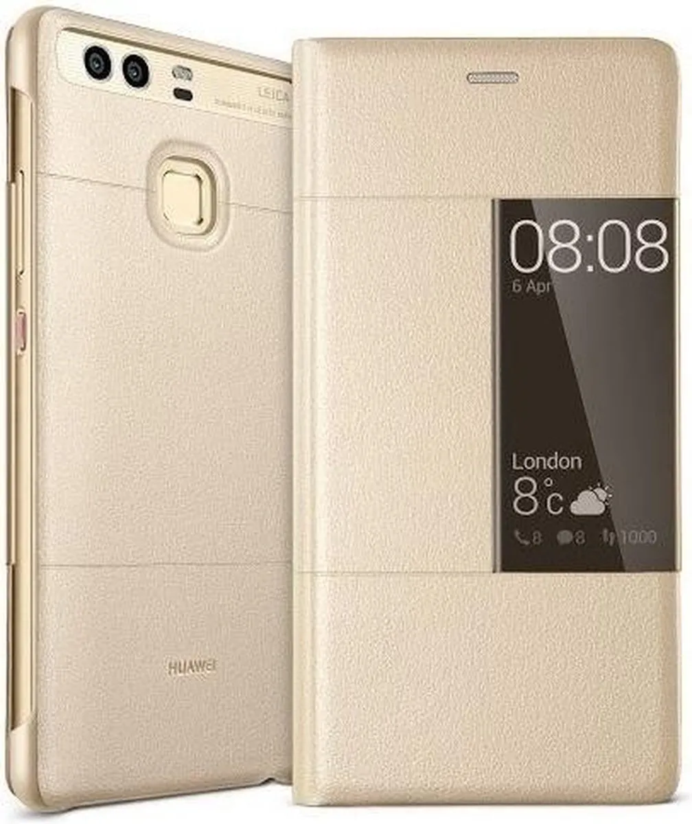 Huawei View Flip Cover P9 - Goud - 3767697