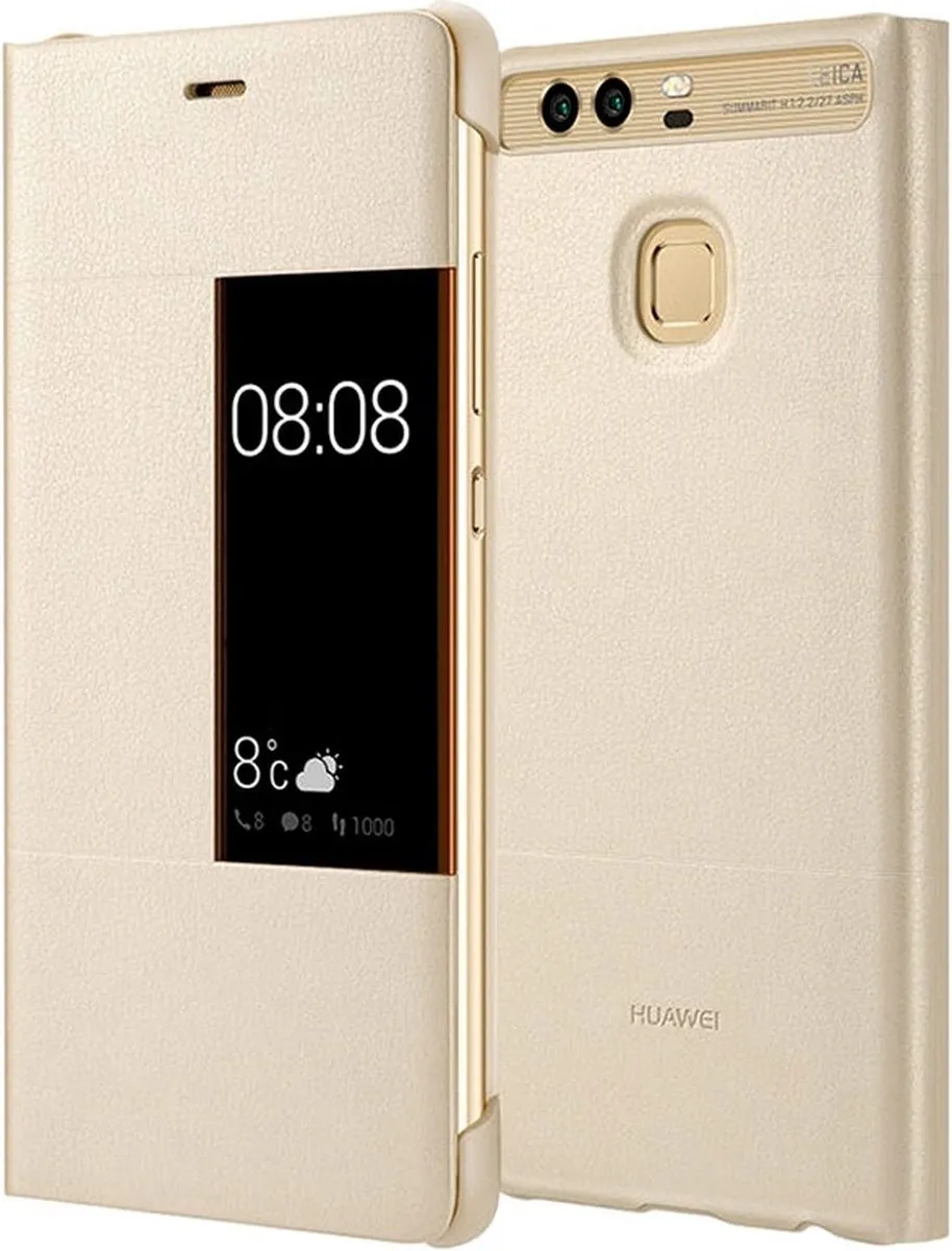 Huawei View Flip Cover P9 - Goud - 3767697