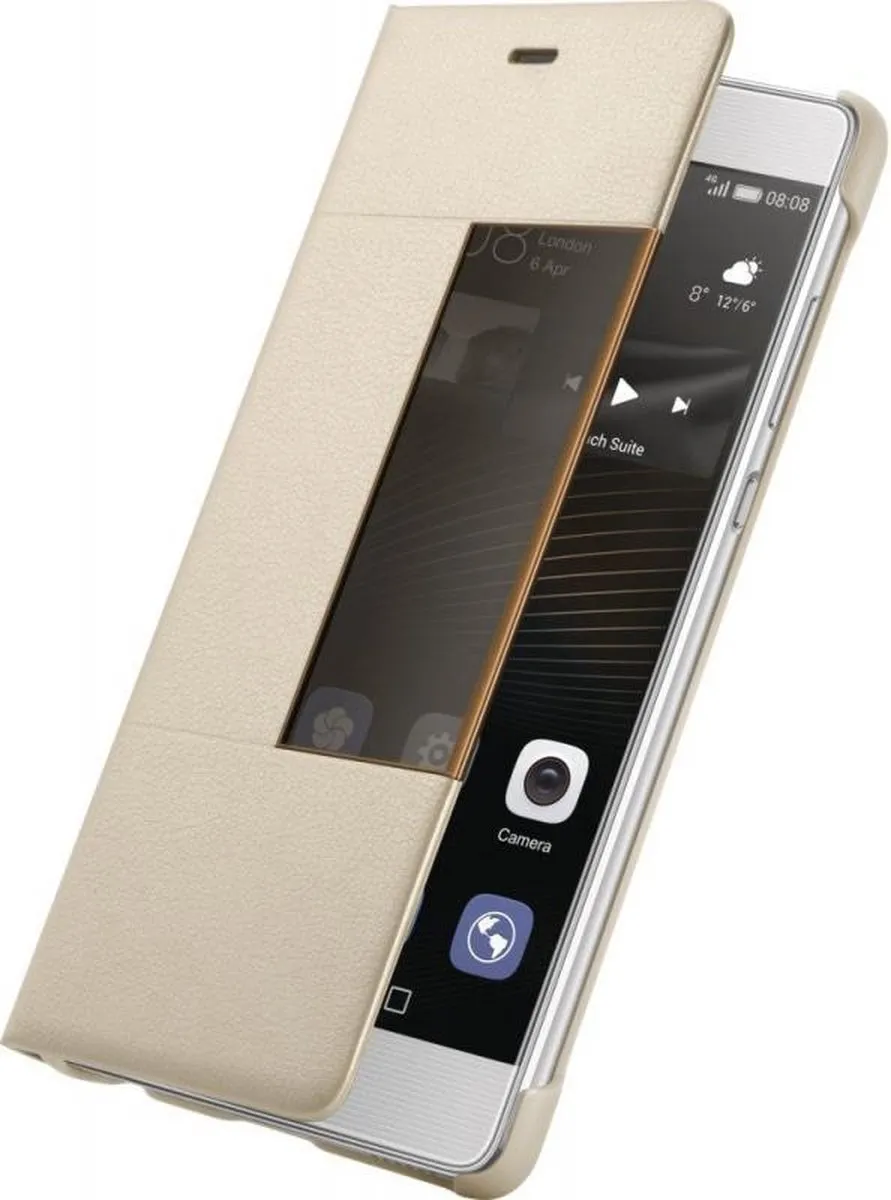 Huawei View Flip Cover P9 - Goud - 3767697 - afbeelding 6 van 6