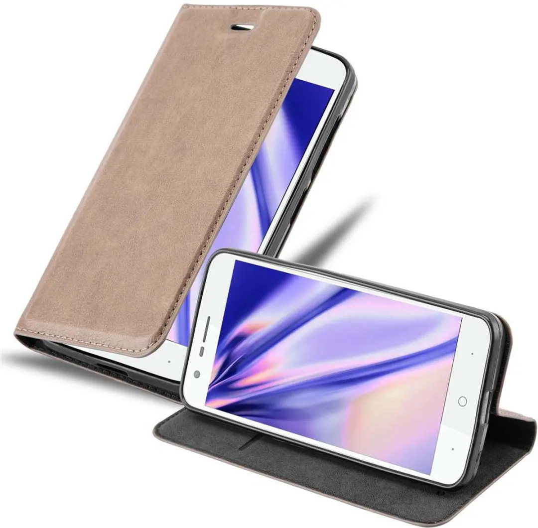 Cadorabo Hoesje geschikt voor ZTE Blade V8 MINI in KOFFIE BRUIN