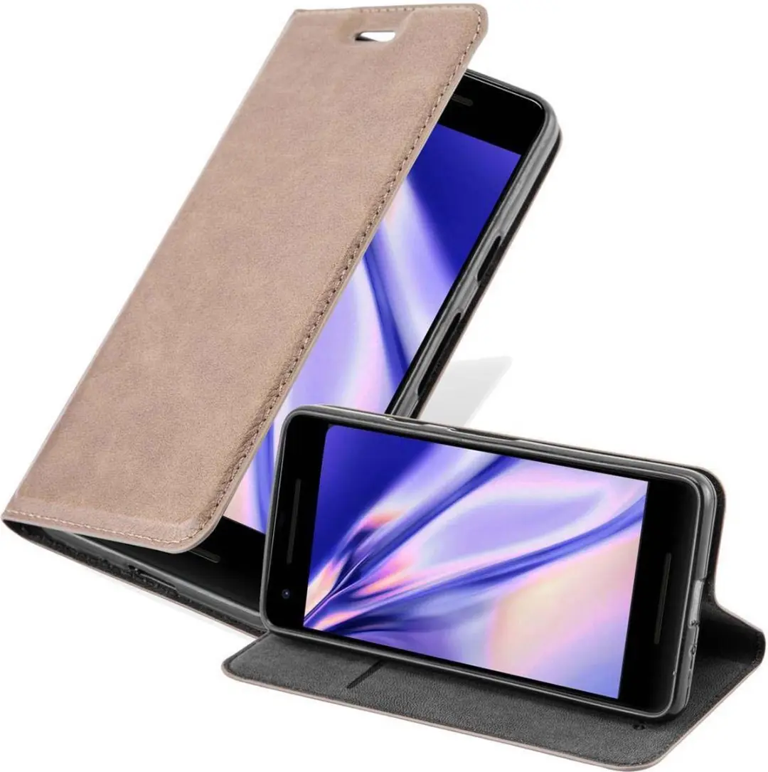 Cadorabo Hoesje geschikt voor Google PIXEL 2 XL in KOFFIE BRUIN