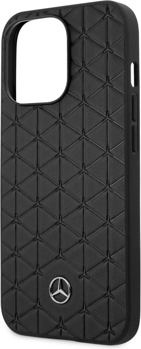 Mercedes-Benz iPhone 13 Pro Max Hardcover - Zwart - Mini Stars & Lines - afbeelding 6 van 6