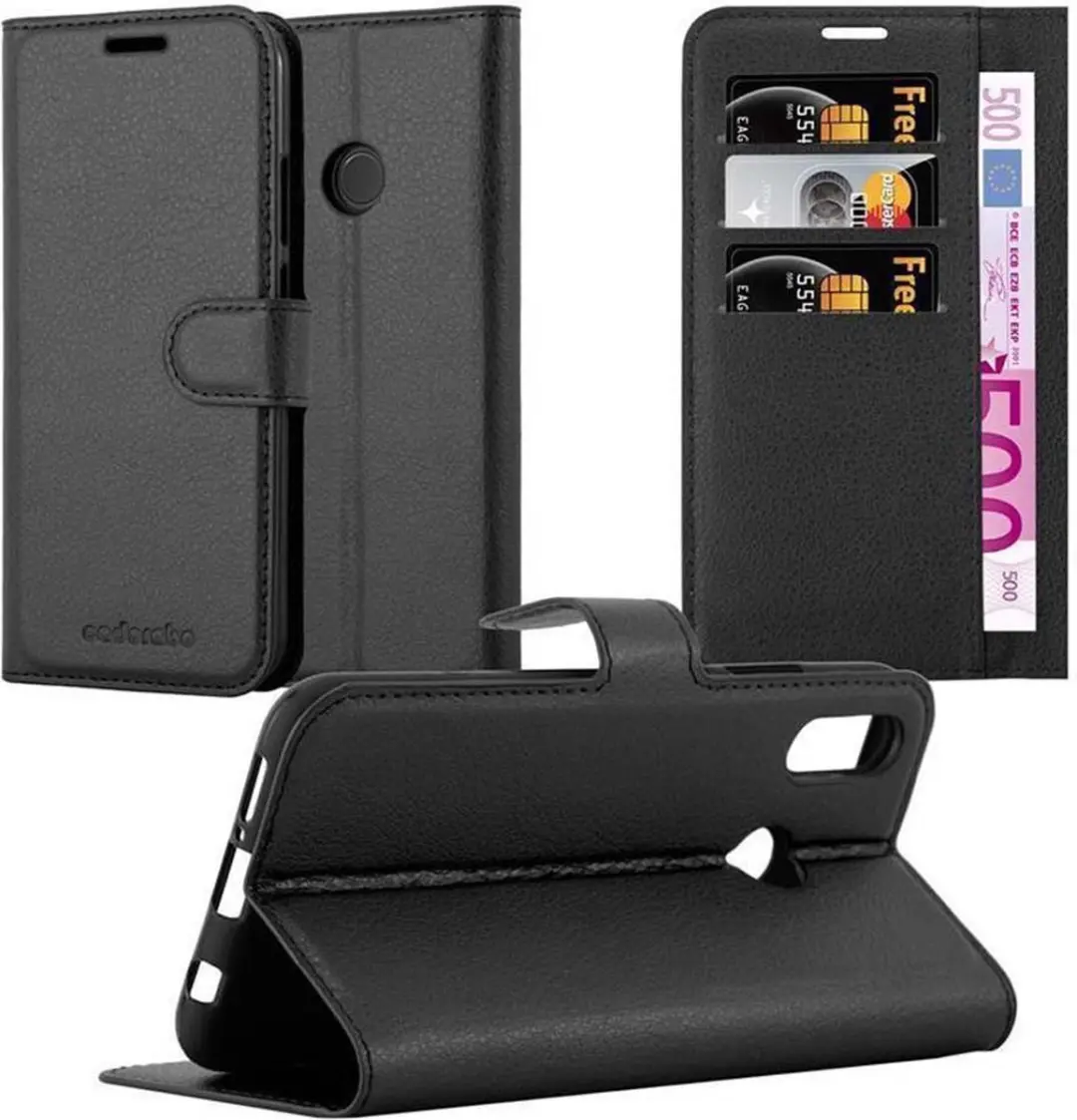 Cadorabo Hoesje geschikt voor Huawei P20 LITE 2018 / NOVA 3E in PHANTOM ZWART