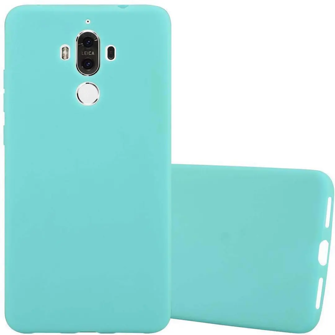 Cadorabo Hoesje geschikt voor Huawei MATE 9 in CANDY BLAUW