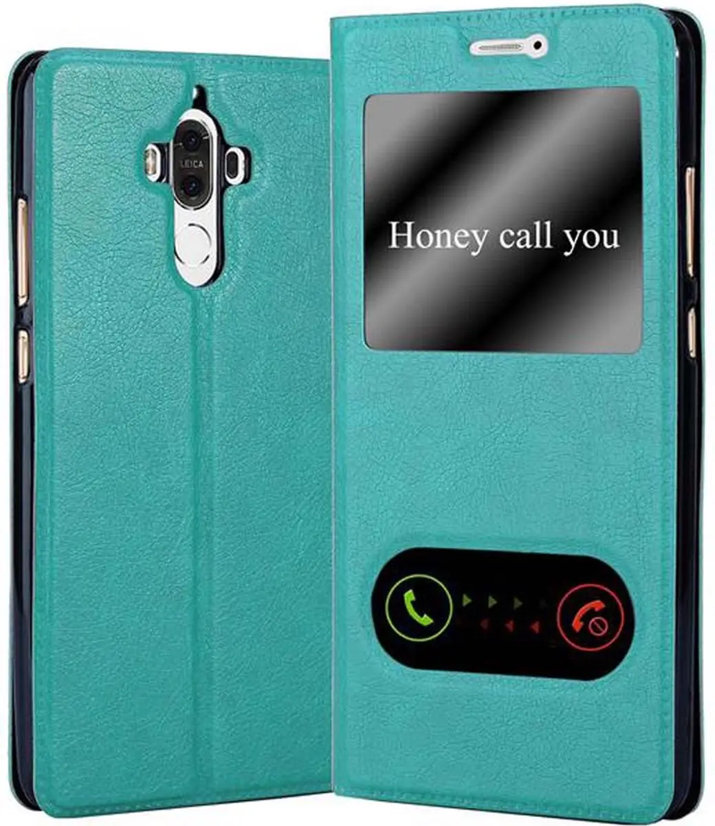 Cadorabo Hoesje geschikt voor Huawei MATE 9 in MUNT TURKOOIS