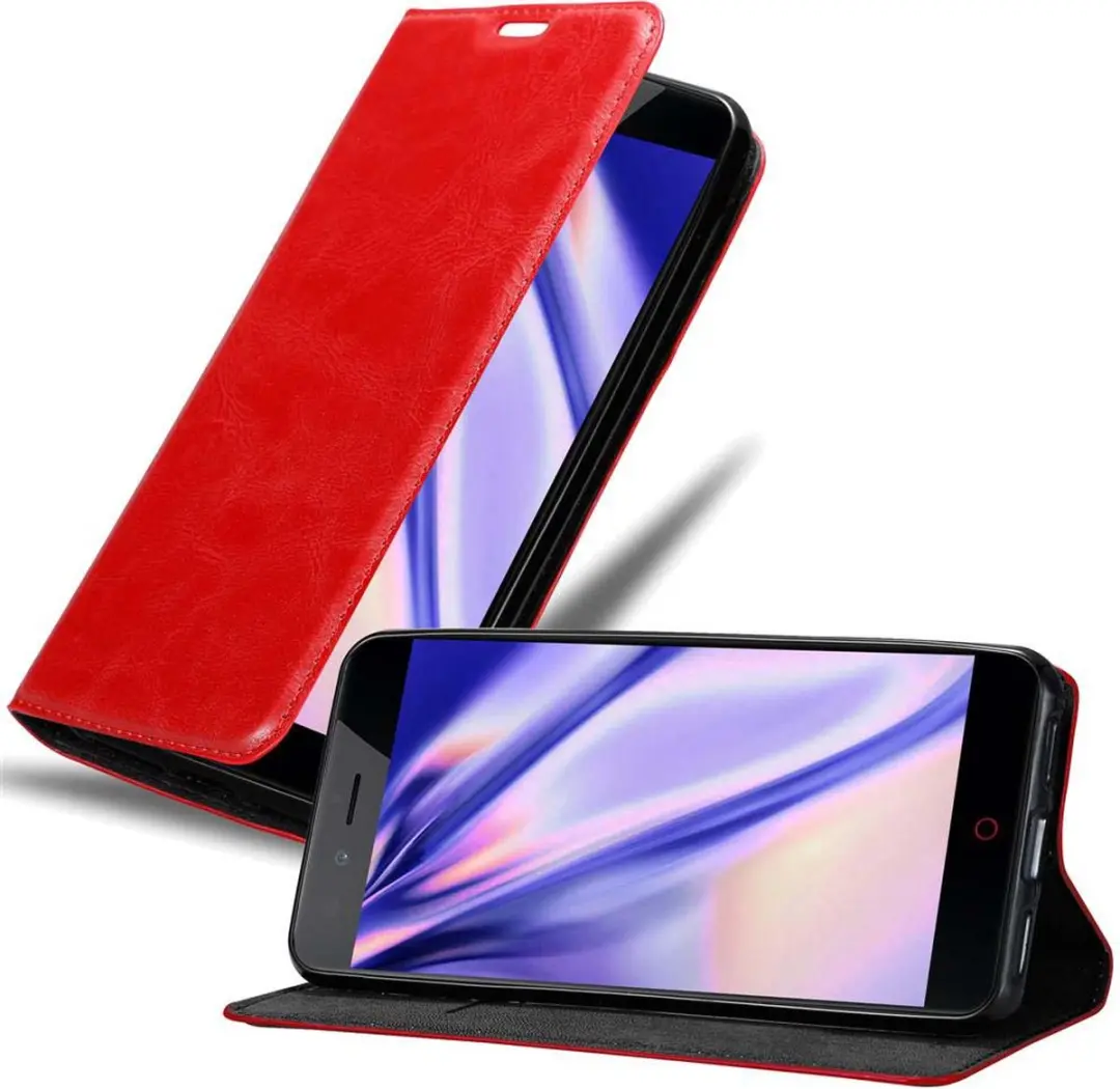 Cadorabo Hoesje geschikt voor ZTE Nubia Z11 MINI S in APPEL ROOD
