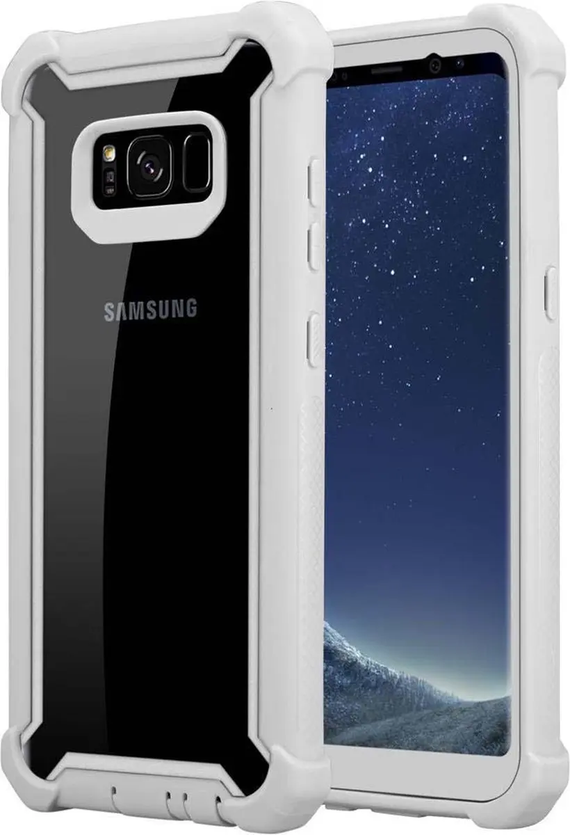 Cadorabo Hoesje geschikt voor Samsung Galaxy S8 in BERK GRIJS