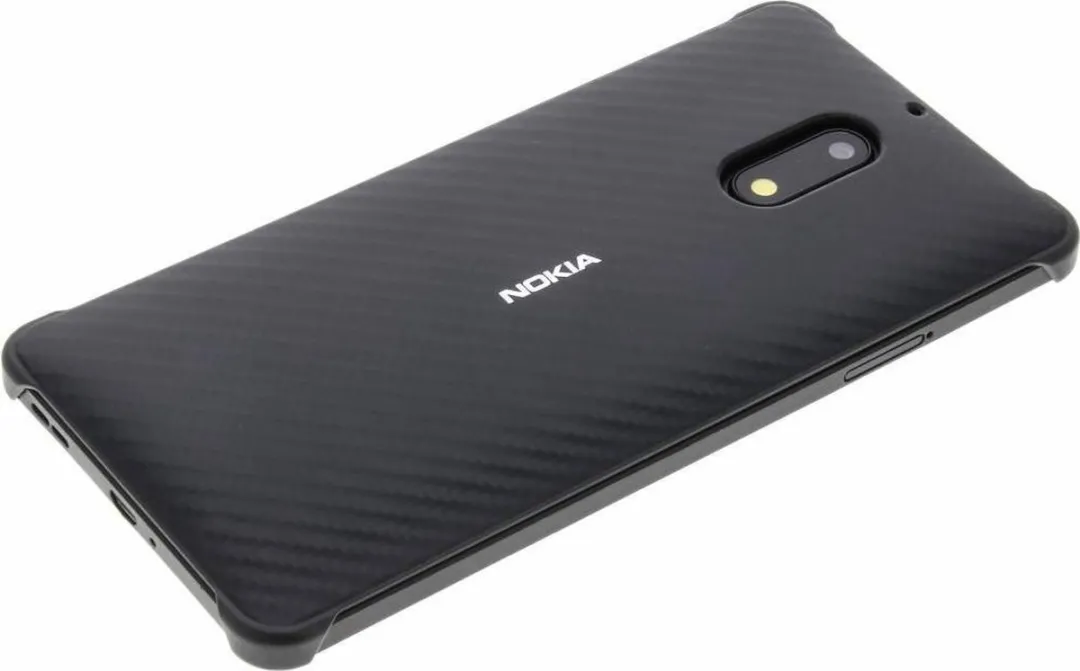 Nokia Carbon Fiber Back Case - Zwart - N6900405501 - afbeelding 3 van 6