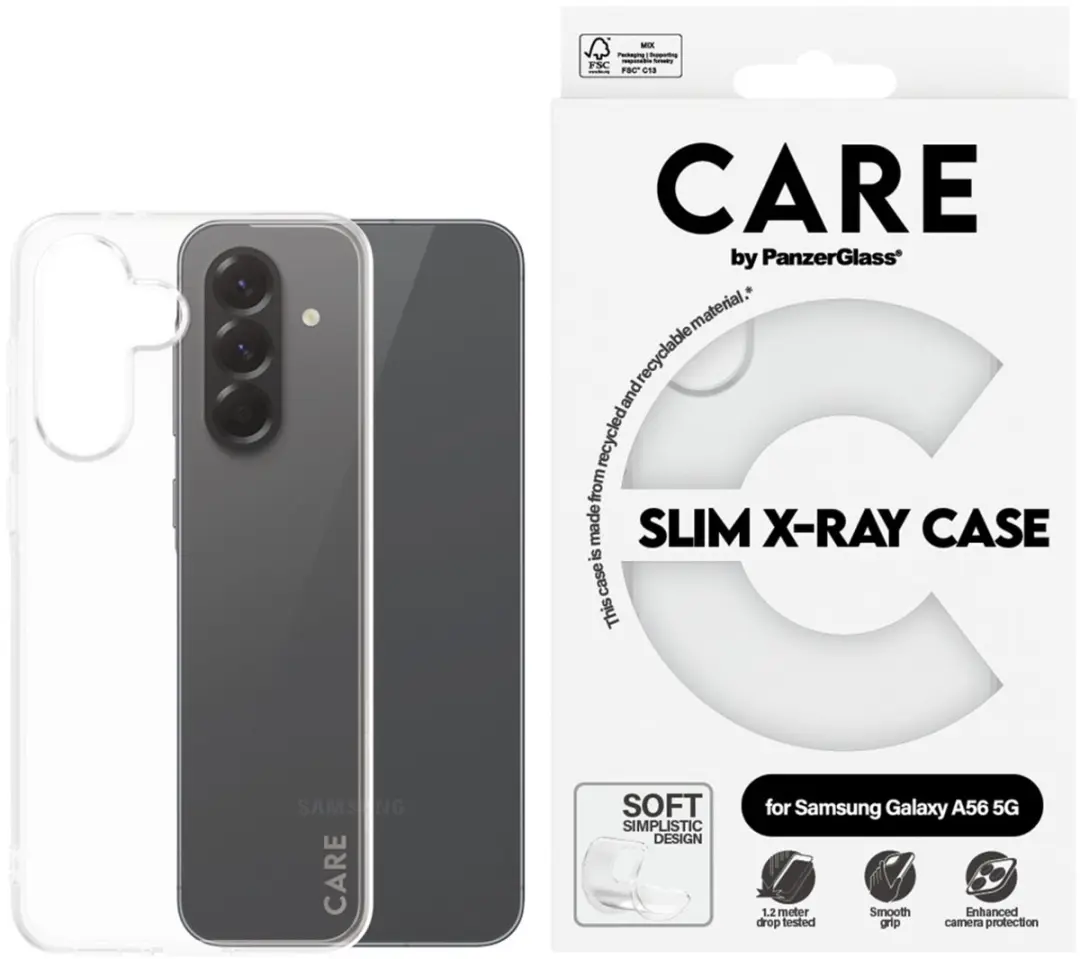 PanzerGlass CARE Fashionable Hoesje Galaxy A56 - Transparant - afbeelding 4 van 6