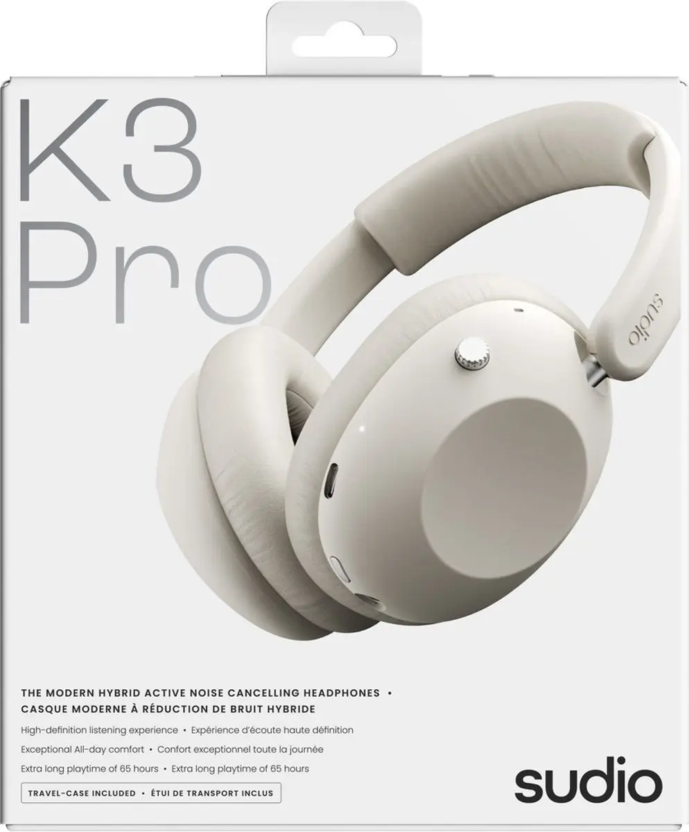Sudio K3 Pro Over-ear Koptelefoon - Wit - afbeelding 5 van 6