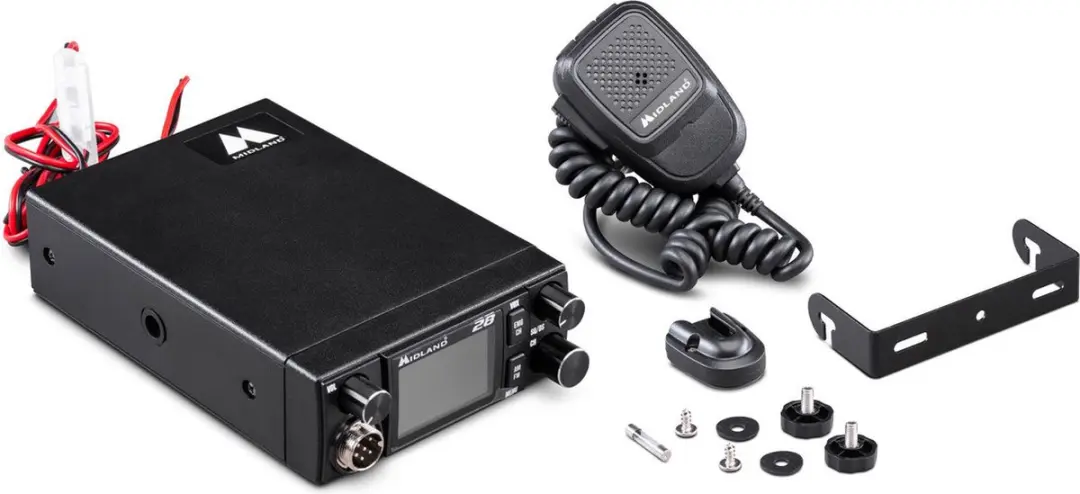 Midland 28 CB C1563 CB-radio - Zwart - afbeelding 2 van 4