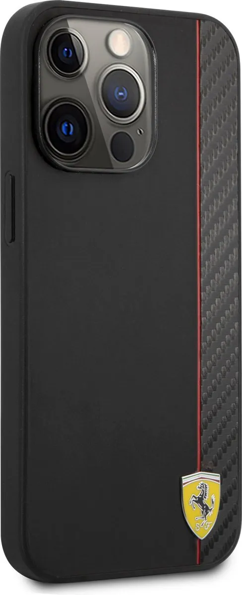Ferrari Carbon Hoesje iPhone 13 Pro - 3666339026578