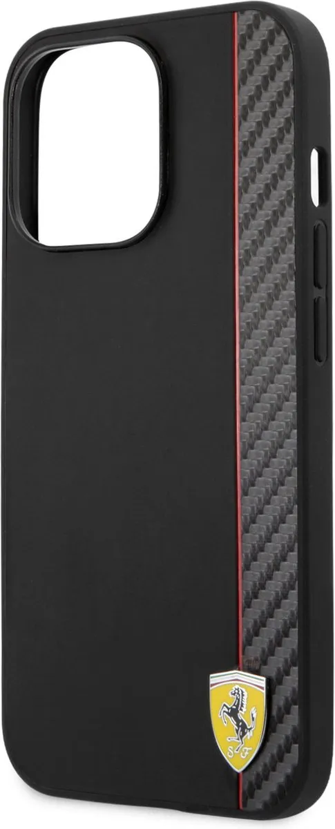 Ferrari Carbon Hoesje iPhone 13 Pro - 3666339026578 - afbeelding 6 van 6