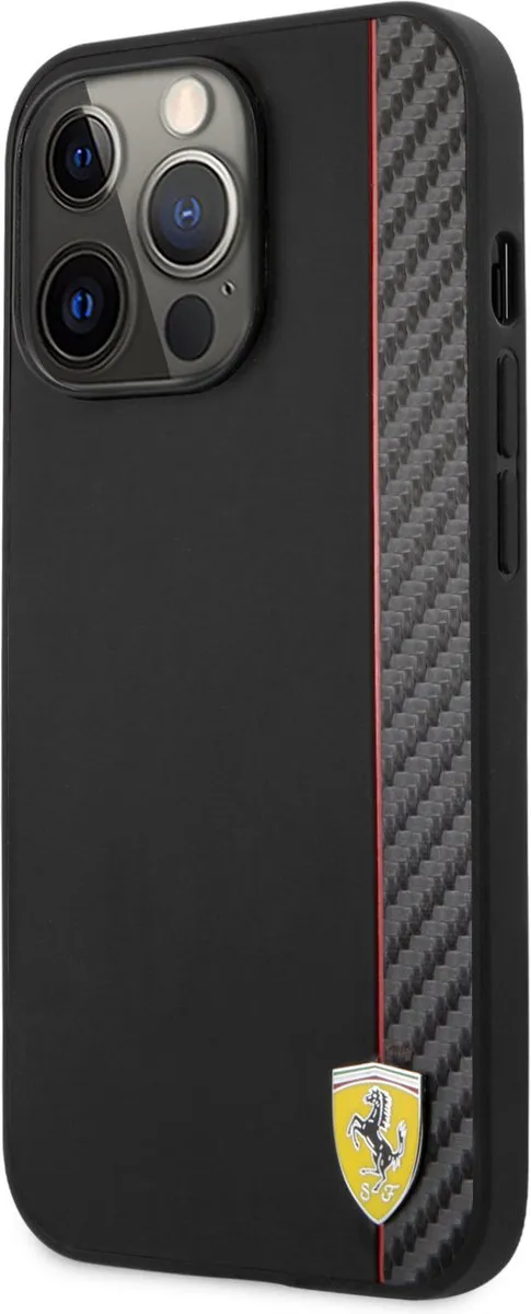 Ferrari Carbon Hoesje iPhone 13 Pro - 3666339026578
