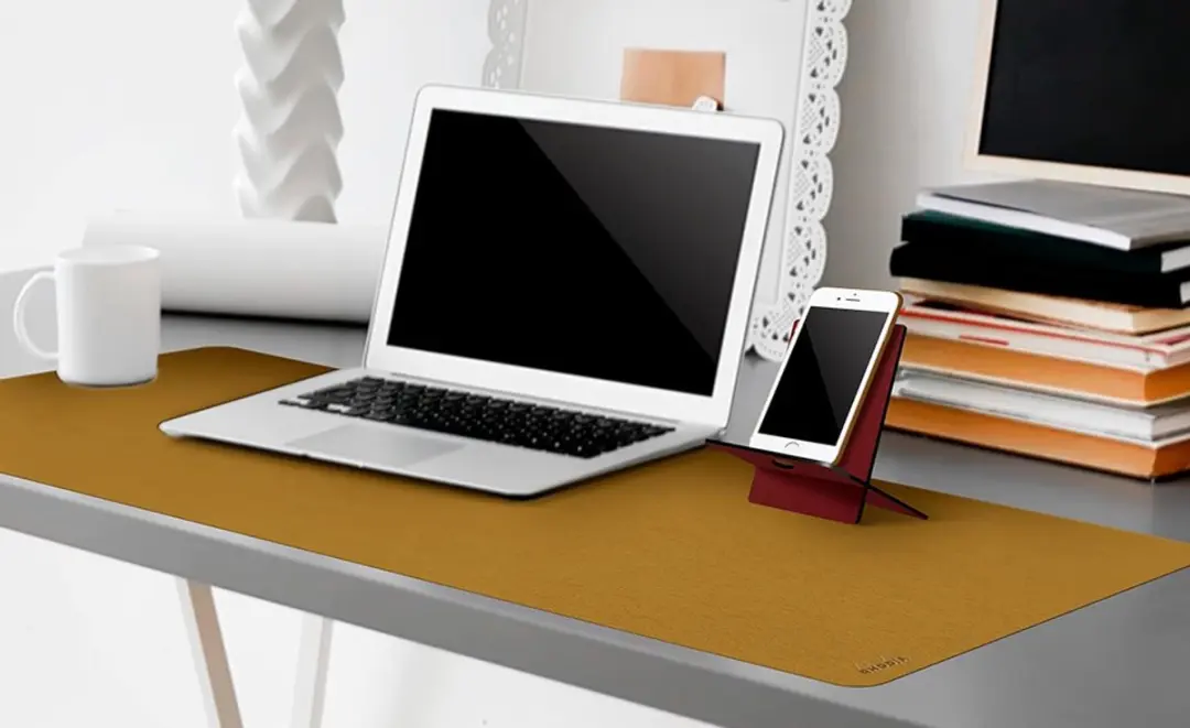 Rhodia Rhodiarama Smartphonehouder - 80x85x130mm - Oranje - afbeelding 4 van 6