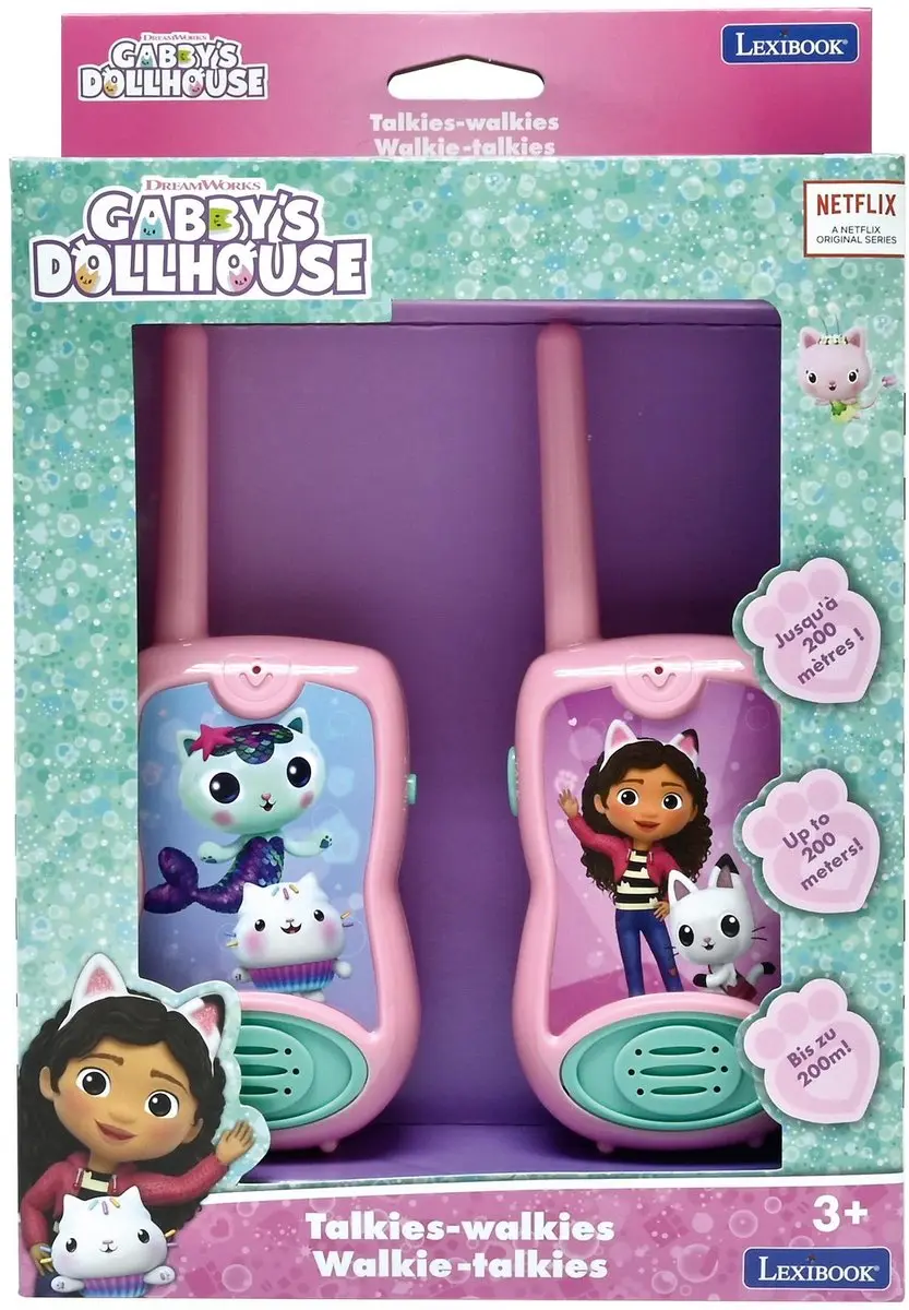 Lexibook Gabby’s Dollhouse Walkietalkie TW12GDH - 120m - afbeelding 5 van 6