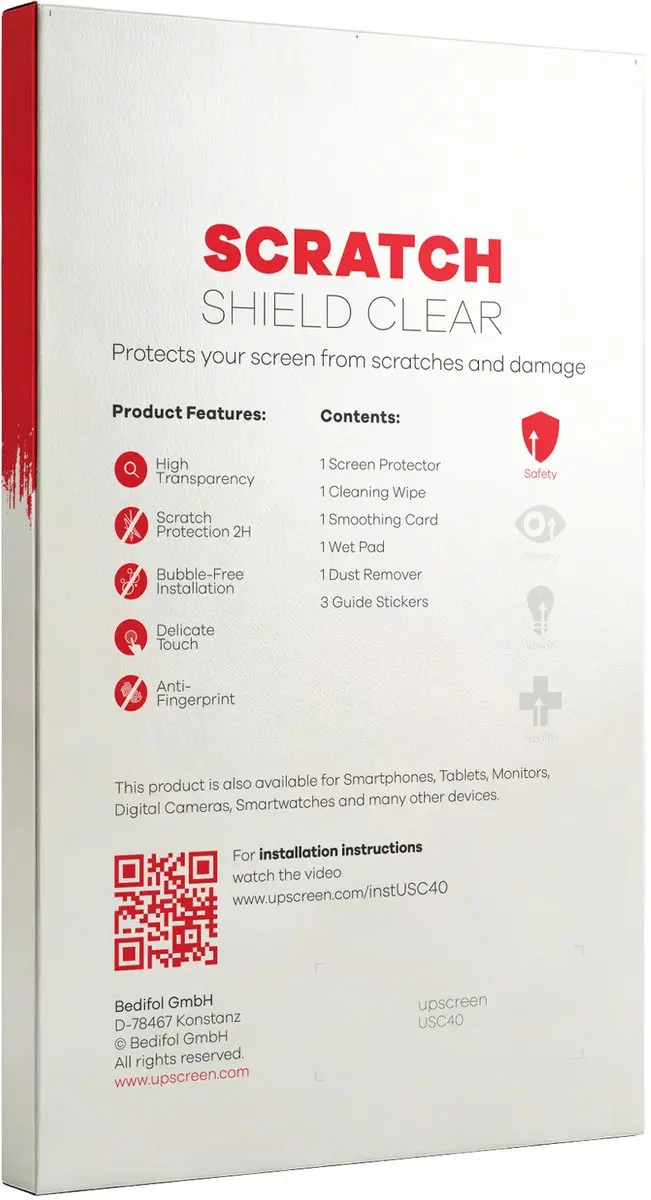 upscreen Screenprotector Motorola Moto G 5G Plus - Transparant - afbeelding 5 van 6