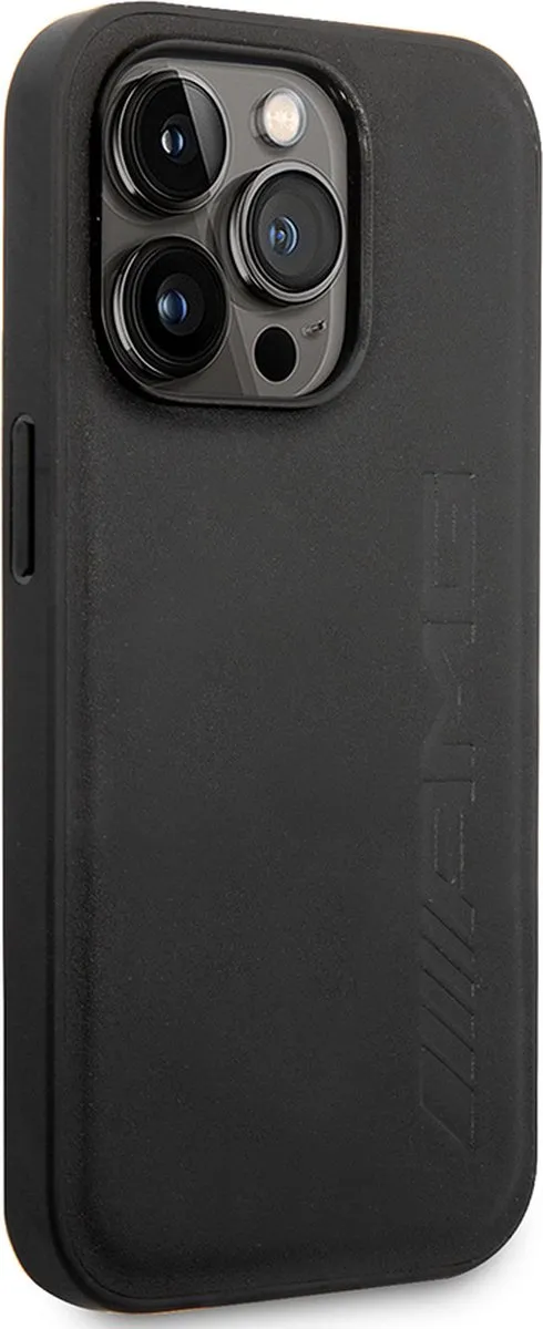 Mercedes-Benz iPhone 14 Pro Hoesje - Effen Zwart - afbeelding 6 van 6