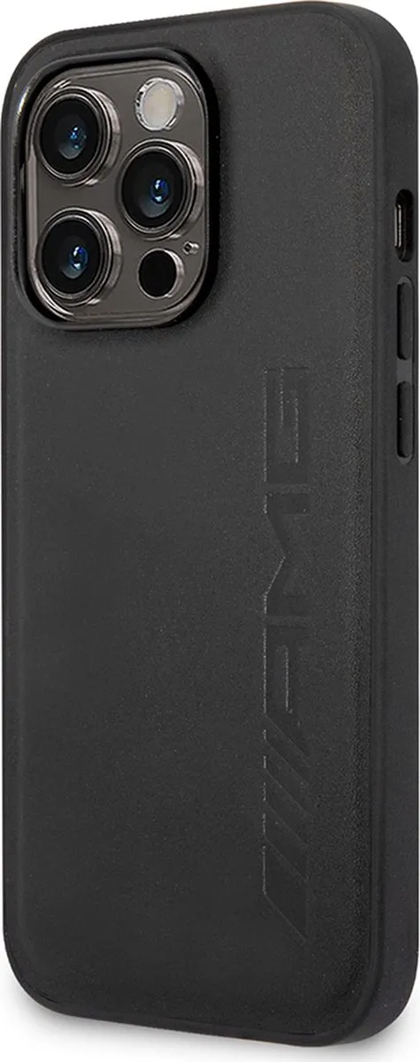 Mercedes-Benz iPhone 14 Pro Hoesje - Effen Zwart