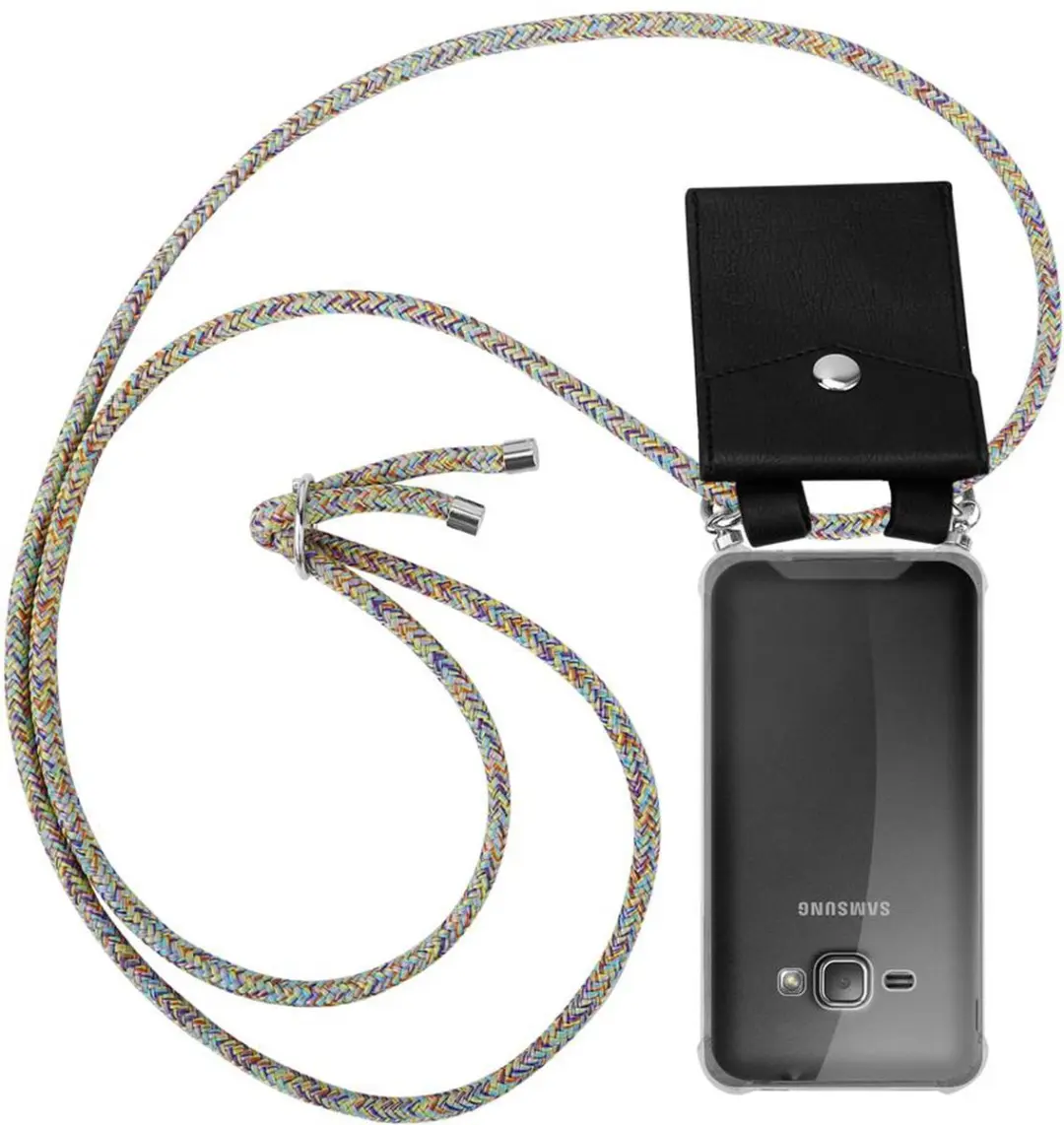 Cadorabo Hoesje geschikt voor Samsung Galaxy J1 2016 in REGENBOOG