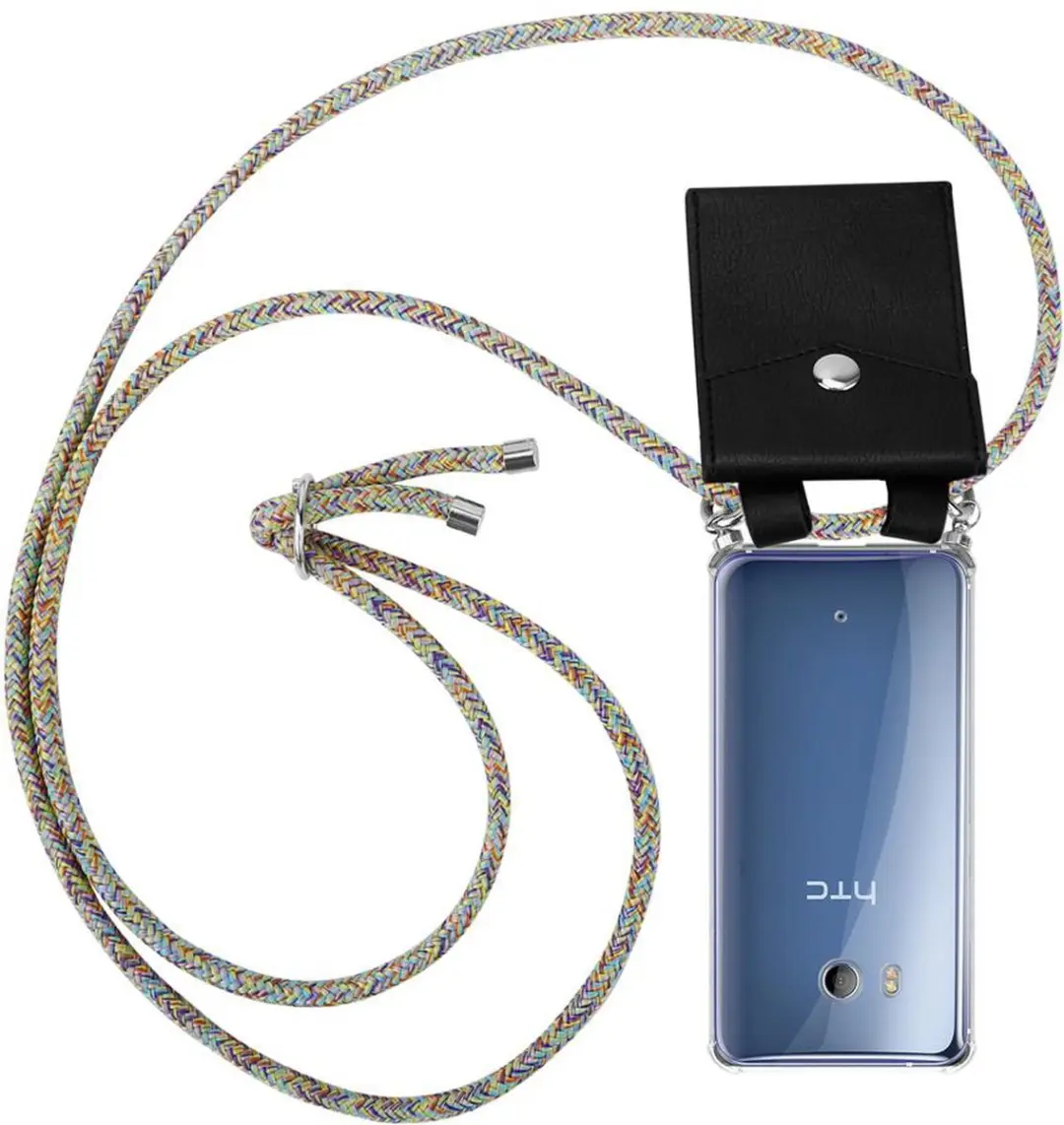 Cadorabo Hoesje geschikt voor HTC OCEAN / U11 in REGENBOOG