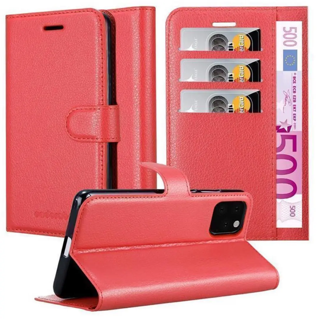 Cadorabo Hoesje geschikt voor Apple iPhone 11 PRO MAX in KARMIJN ROOD