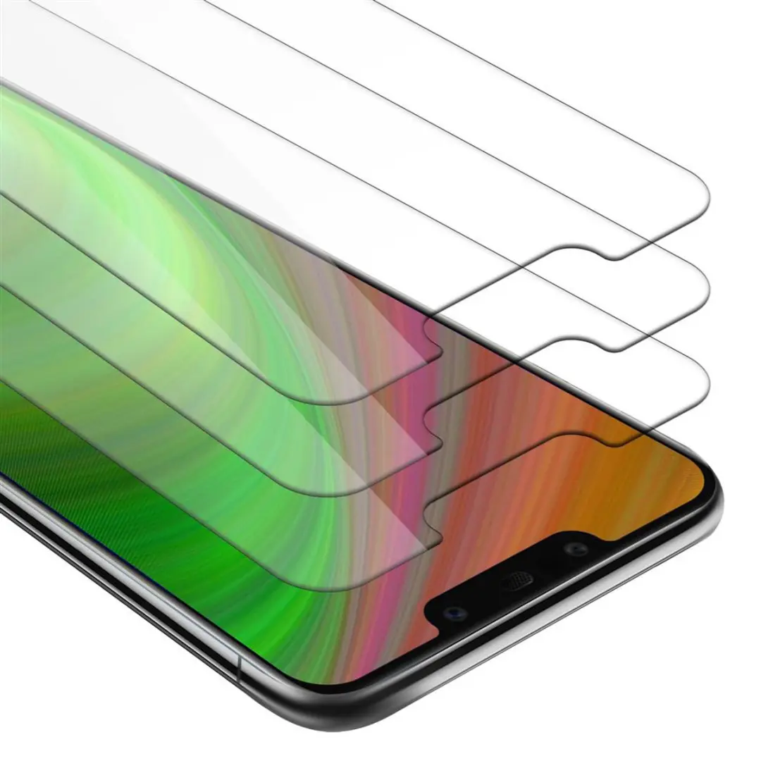 Cadorabo 3x Screenprotector geschikt voor Huawei MATE 20 LITE