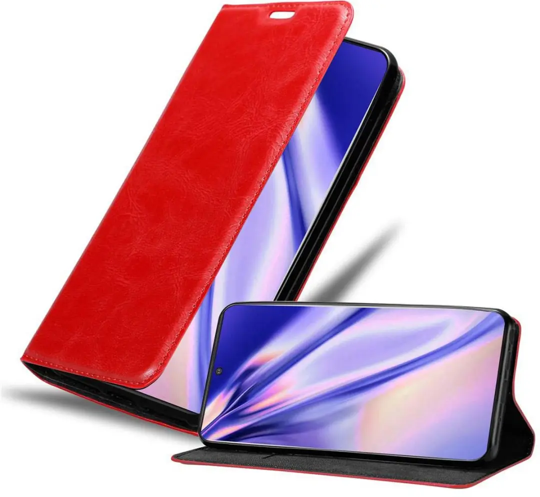 Cadorabo Hoesje geschikt voor Samsung Galaxy NOTE 10 PLUS in APPEL ROOD