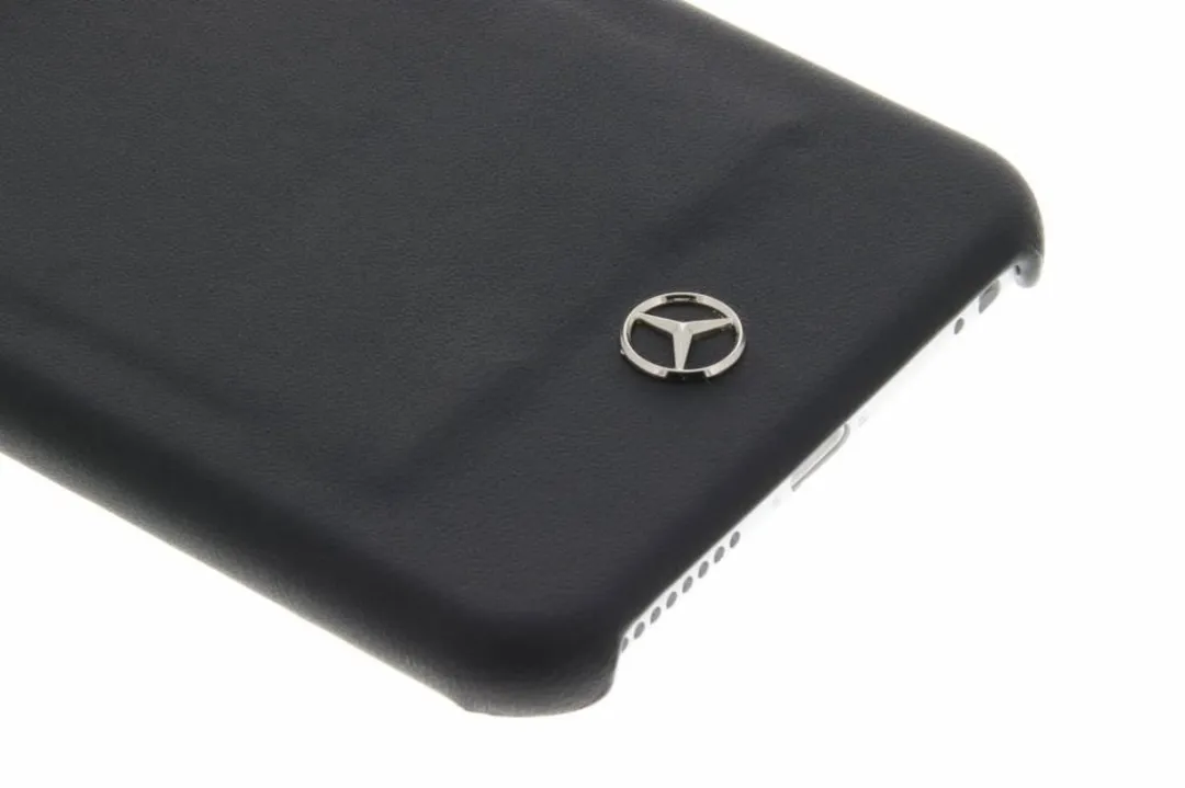 Mercedes-Benz Pure Line Card Slot Back Case - iPhone 6/6S Plus 2 Stuks - Zwart