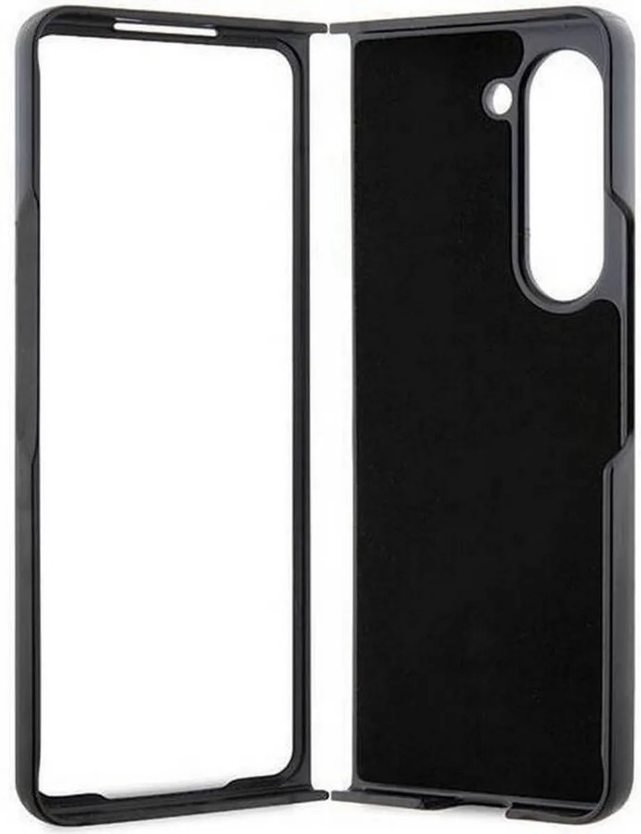 Ferrari Perforated Line Back Case Zwart - Samsung Galaxy Z Fold 5