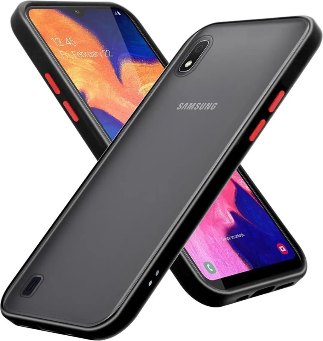 Cadorabo Hoesje geschikt voor Samsung Galaxy A10 / M10 in Mat Zwart