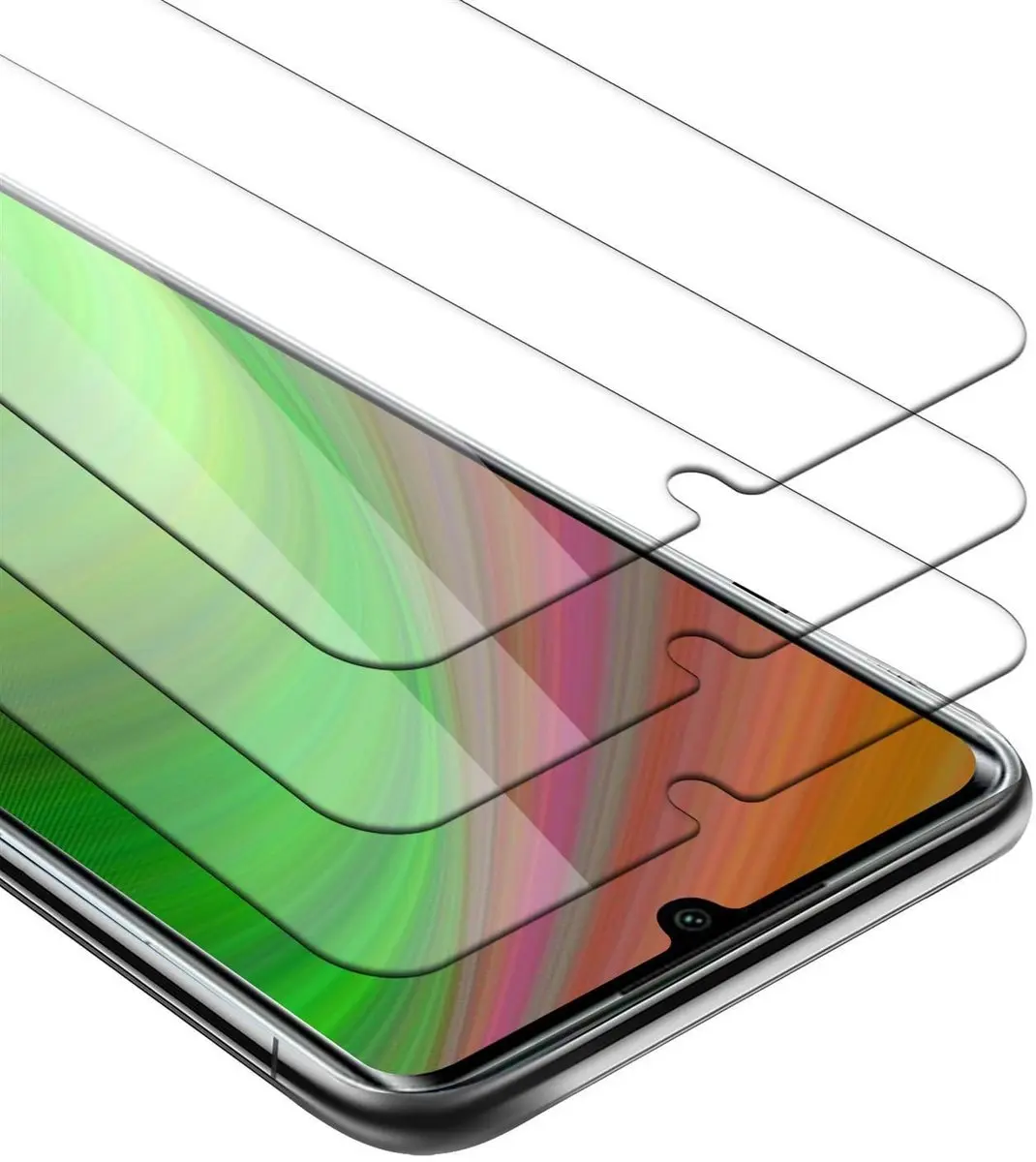 Cadorabo 3x Screenprotector geschikt voor Xiaomi RedMi 10X 5G / RedMi 10X PRO 5G