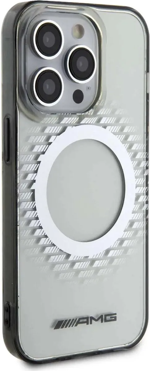 Mercedes-AMG Rhombuses Back Case - iPhone 15 Pro - Transparant