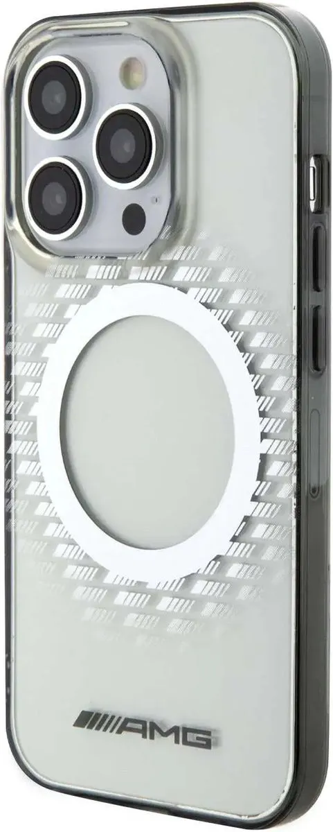 Mercedes-AMG Rhombuses Back Case - iPhone 15 Pro - Transparant