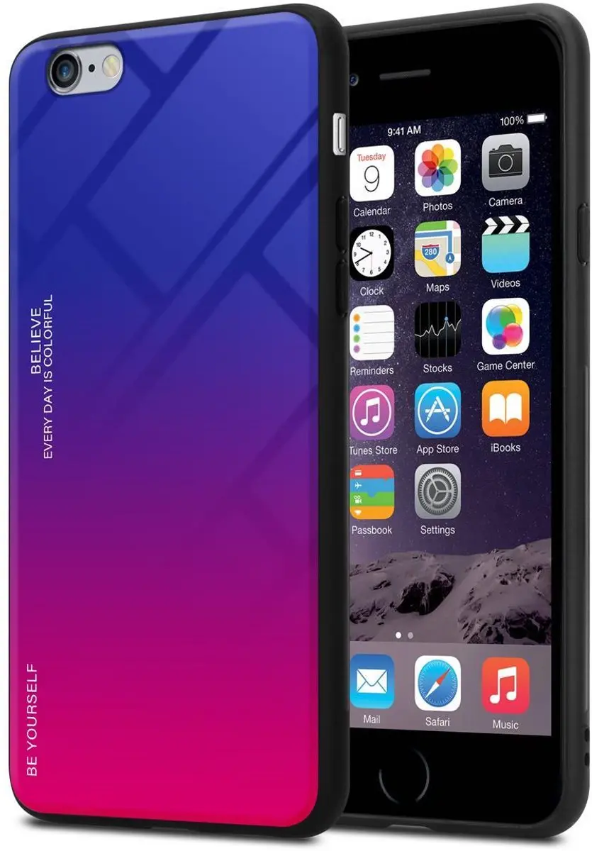 Cadorabo Hoesje geschikt voor Apple iPhone 6 PLUS / 6S PLUS in PAARS