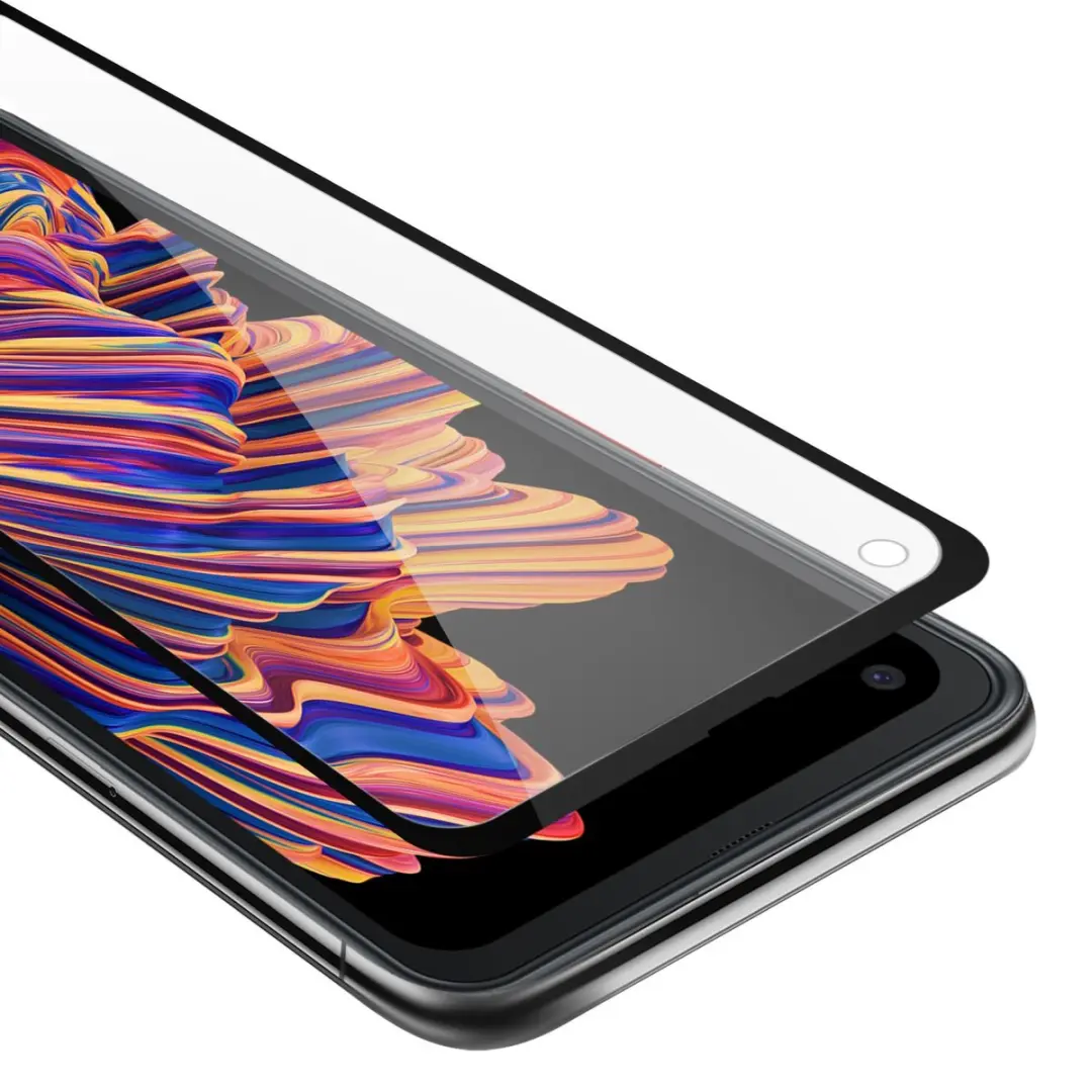 Cadorabo Screenprotector geschikt voor Samsung Galaxy XCover PRO Volledig scherm