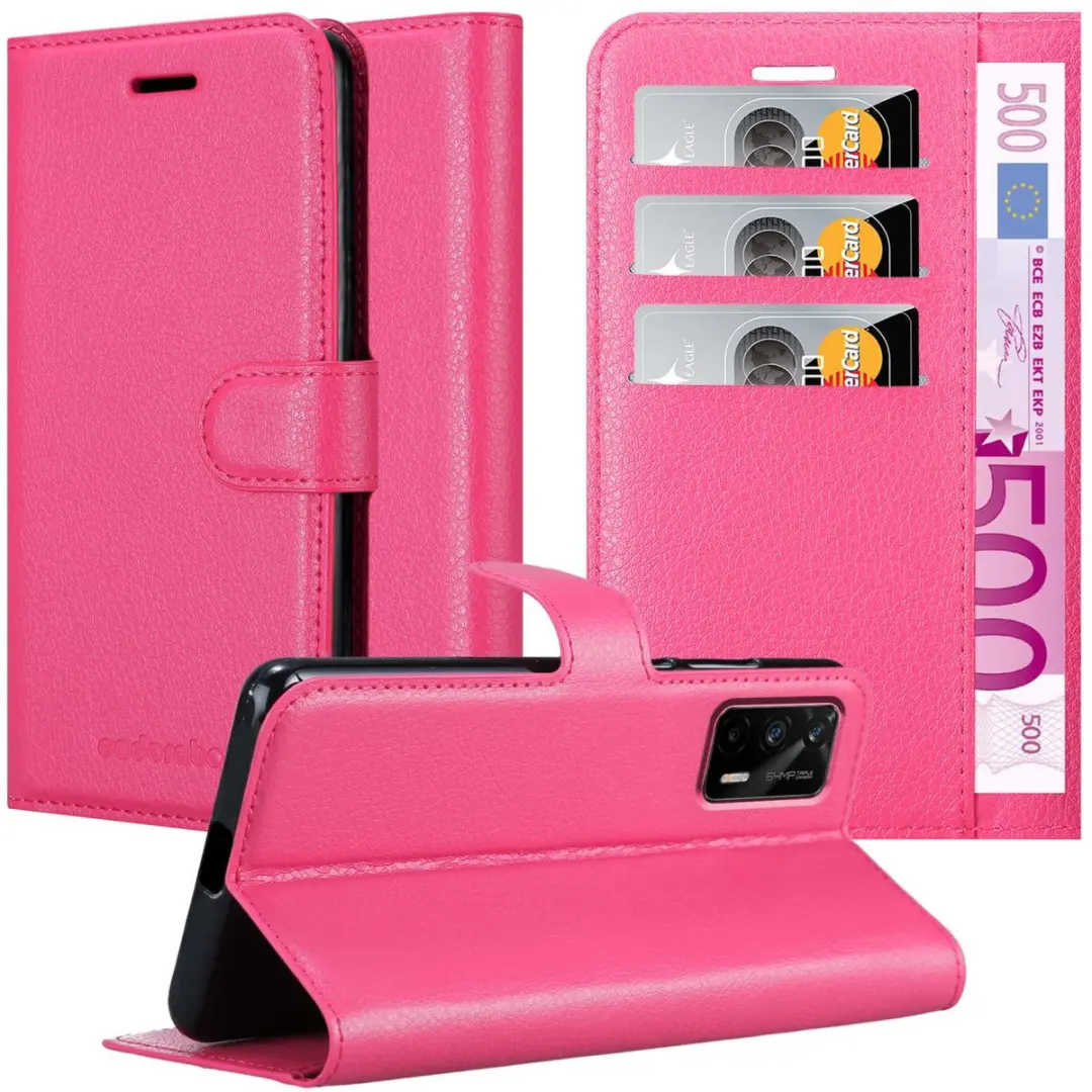 Cadorabo Hoesje geschikt voor Realme GT / GT Neo 2T / Q3 PRO in KERSEN ROZE