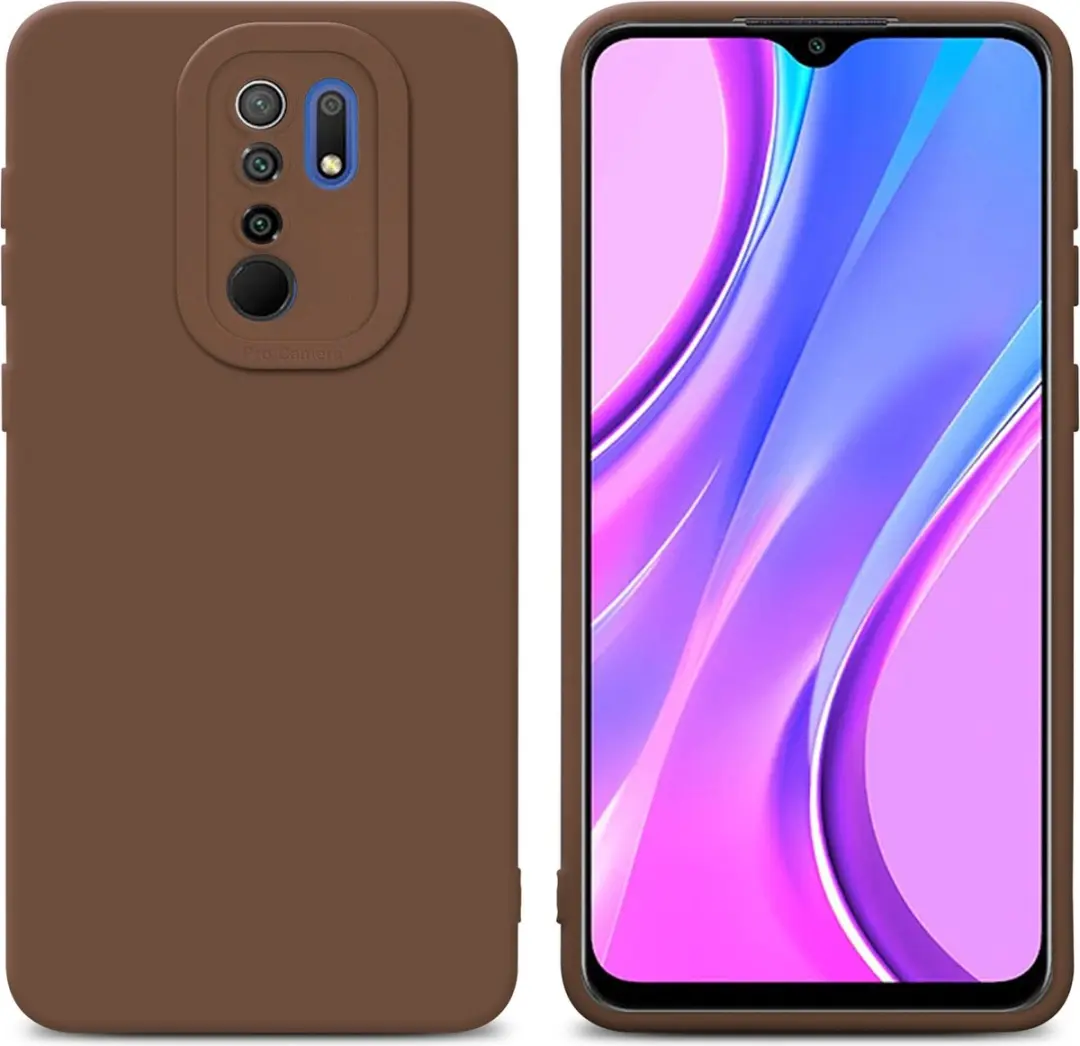 Cadorabo Hoesje geschikt voor Xiaomi RedMi 9 in FLUID BRUIN