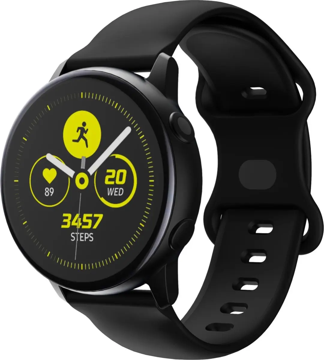Cadorabo Siliconen bandje 22mm geschikt voor Samsung Galaxy Gear S3 / Gear 2 in