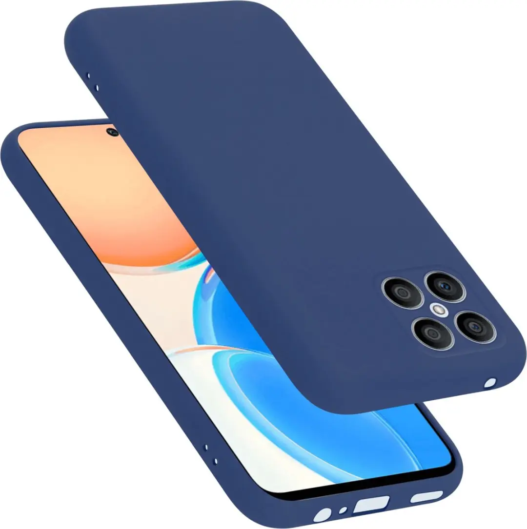 Cadorabo Hoesje geschikt voor Honor X8 in LIQUID BLAUW