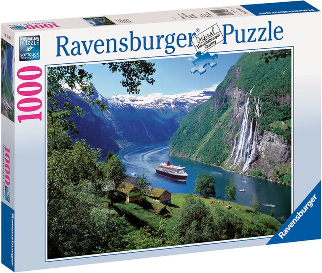 Ravensburger Noors Fjord Legpuzzel 1000 Stuks - Multicolor - afbeelding 6 van 6