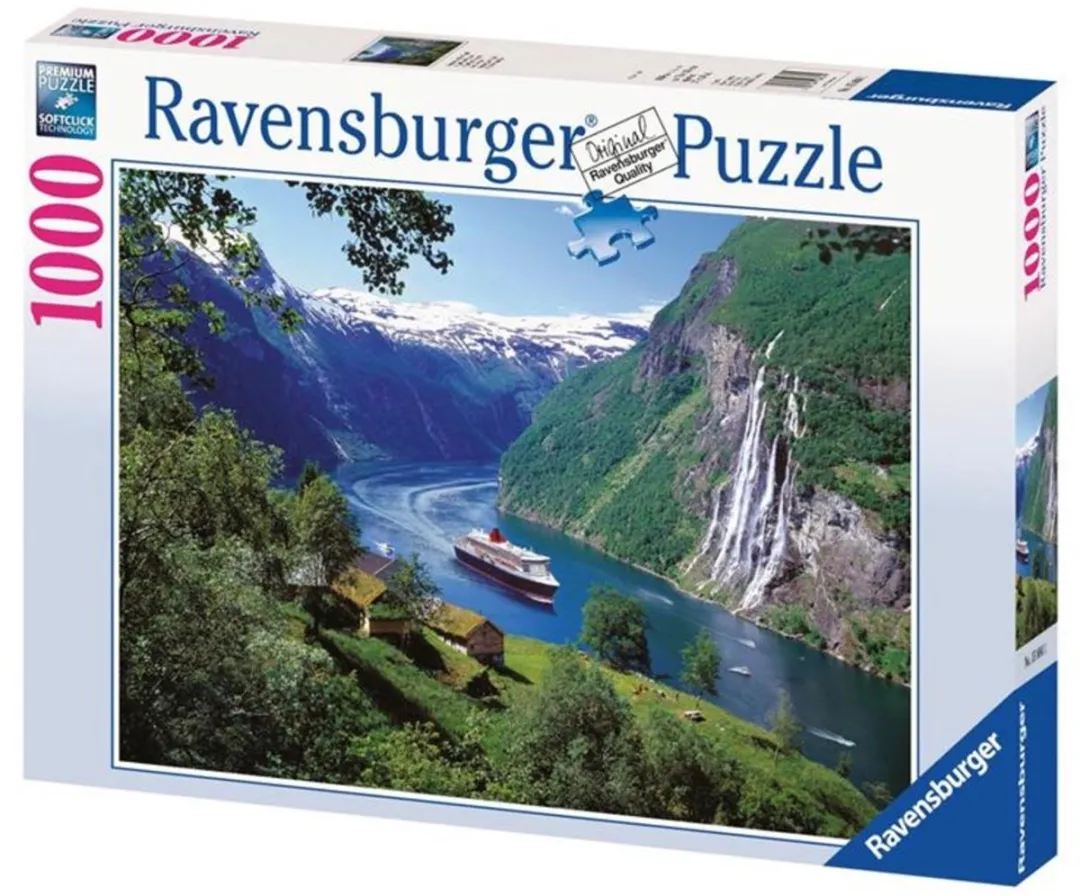 Ravensburger Noors Fjord Legpuzzel 1000 Stuks - Multicolor - afbeelding 2 van 6